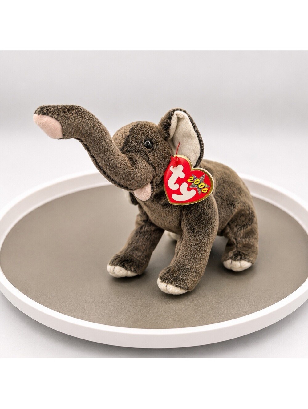 TY Beanie Baby - TRUMPET the Elephant (8.5 inch) - MWMTs Stuffed Animal Toy